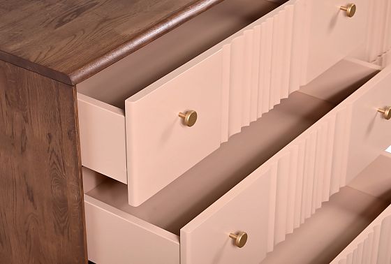 Комод "Меридиан" 6 массив дуба, МДФ 5