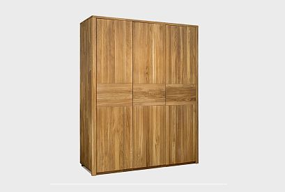Шкаф для одежды 3-х дверный "Норд"; бейц-масло