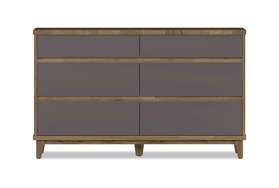 Комод "Уоллстрит" 6 массив дуба, МДФ 4
