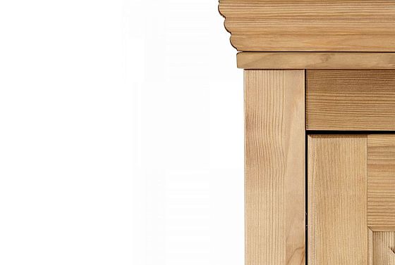 Шкаф для одежды 2-х дв. "Рауна" 20 массив сосны 5