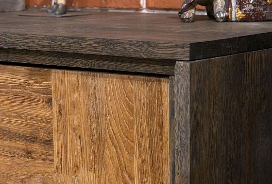 Тумба под ТВ "Куб Дизайн" 3 массив дуба 4