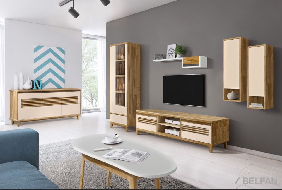 Стол журнальный "Уоллстрит" овальный 267 массив дуба, МДФ 4