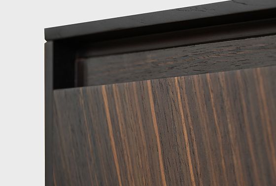 Тумба "Монреаль" 3 шпон дуба, МДФ, металл 12