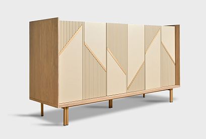 Тумба «Авеню» 3; *А-019.43; к-персиковое масло, ф-нюд