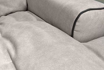 "Грей" диван с оттоманкой; раскл.; 1EL+10W+8R; Реклайнер; Nashville 01(38926)+Oracul 290(30737) (гр. 3)