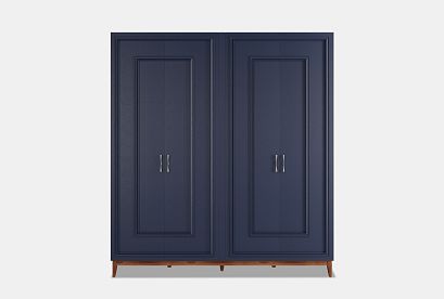 Шкаф 4-х дверный "Сакраменто" (с декором); *А-016.304; сумеречный, орех