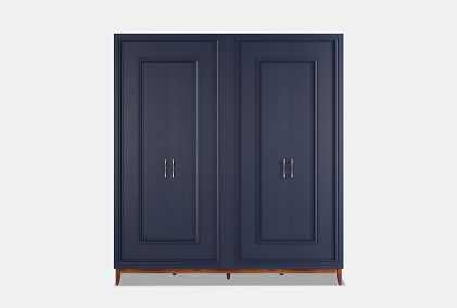 Шкаф 4-х дверный "Сакраменто" (с декором)