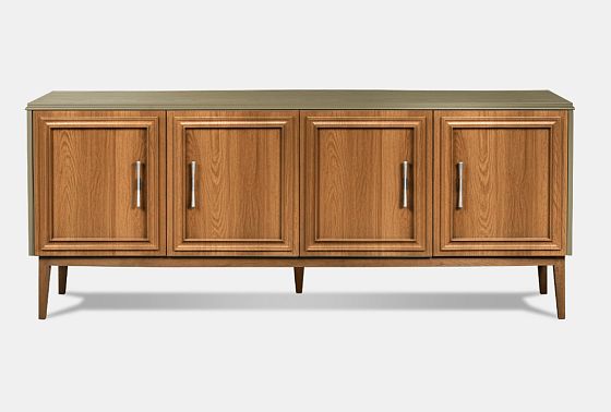 Тумба "Сакраменто" 4 массив и шпон дуба, МДФ 6