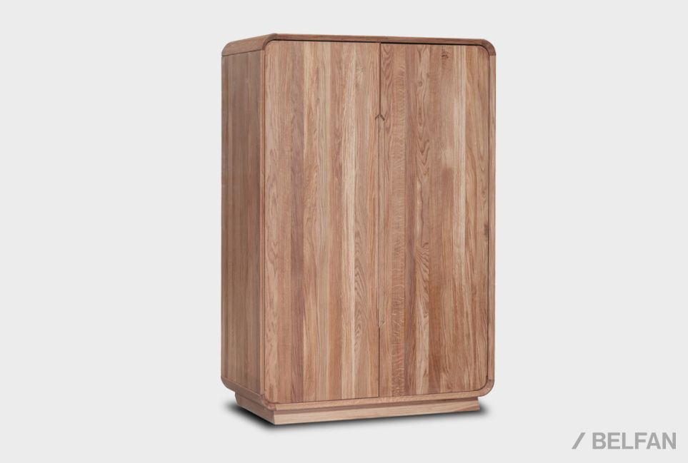 Тумба высокая "Монблан" массив дуба 1