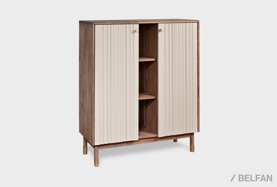 Тумба высокая "Меридиан" массив дуба, МДФ 2