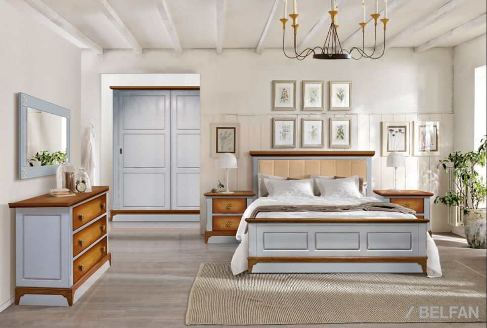 Кровать "Бриансон" массив и шпон дуба, МДФ 5