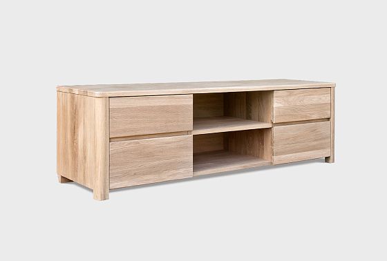 Тумба под ТВ "Норд" массив дуба 4