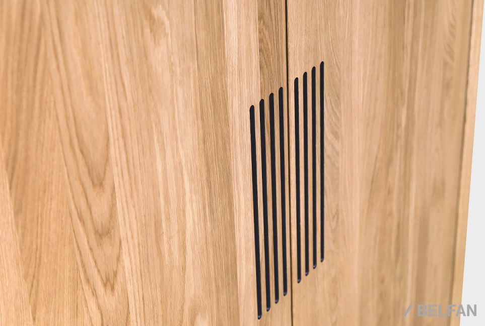 Тумба высокая "Бергамо" массив дуба 3