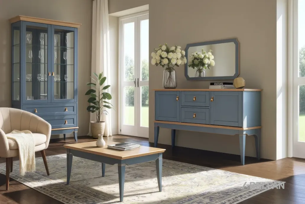 Гостиная «Стюарт» #2 марено, натуральный дуб