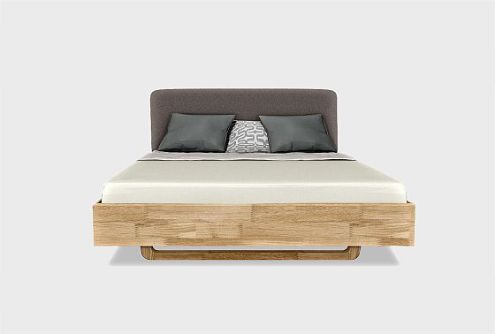 Кровать "Уоллстрит" (мягкое изголовье) массив дуба 3