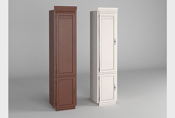 Шкаф 1-но дверный "Тэфи" (правый) массив и шпон дуба 2