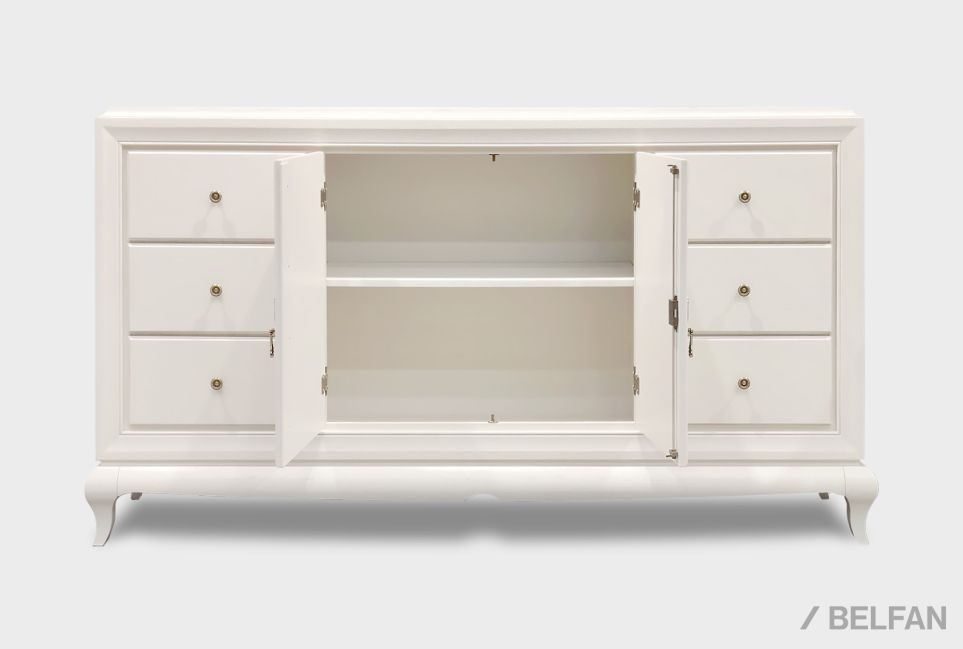 Тумба "Соната" 4 (с ящиками) массив и шпон дуба 8