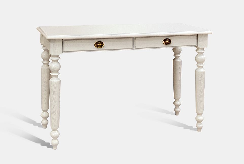 Стол туалетный "Лика" без надстройки; табак с тёмной патиной