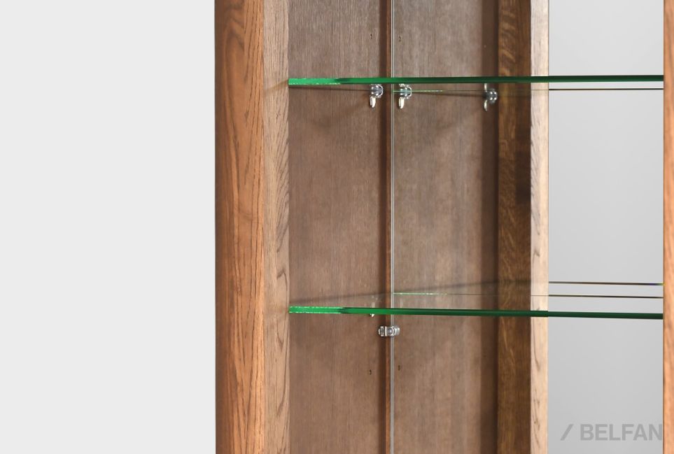 Витрина 1-но дверная "Бергамо" (левая) массив дуба 5