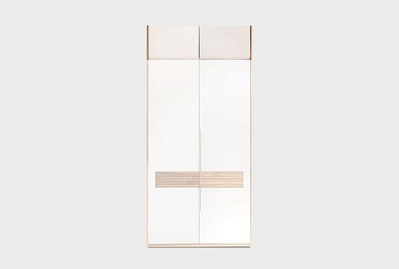 Дополнительная секция для шкафа 2-х дв. "Уоллстрит" массив дуба, МДФ 6