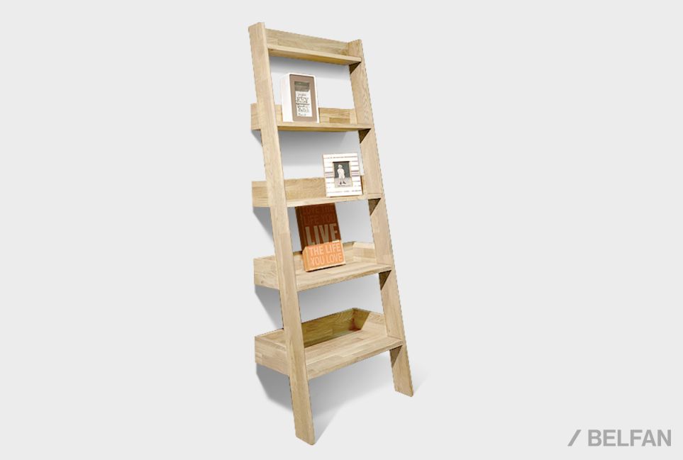 Стеллаж "Ирвинг" массив дуба 1