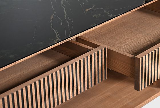 Стол-консоль "Бергамо" массив дуба 6