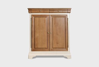 Тумба высокая "Оливия" (фасады); *ММ-348-36; пудра