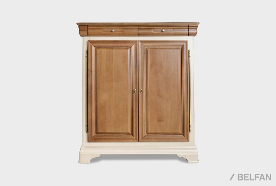 Тумба высокая "Оливия" (фасады) массив и шпон ольхи 2