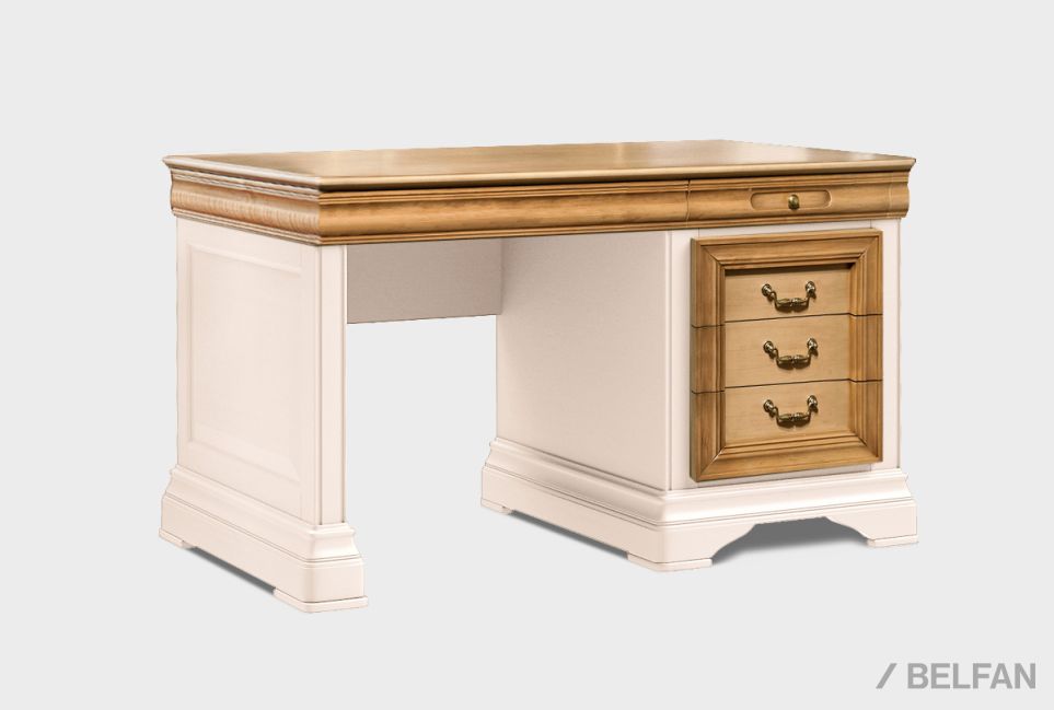 Стол письменный "Оливия" массив и шпон ольхи 1