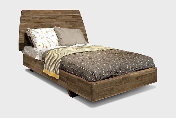 Кровать "Уоллстрит" массив дуба 4