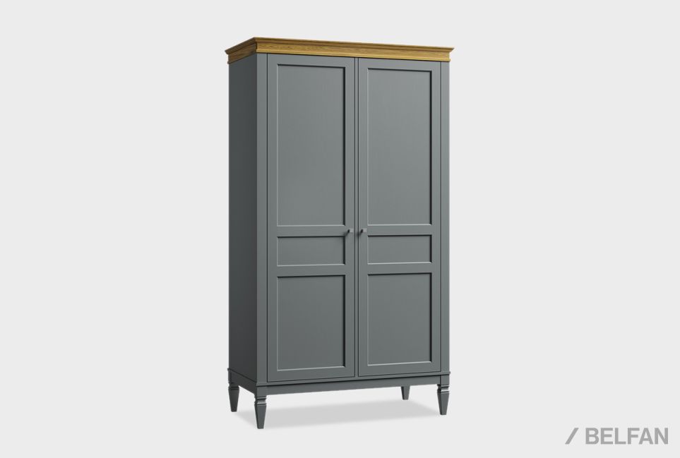 Шкаф для одежды 2-х дверный "Ольса-С" 20 массив сосны 2