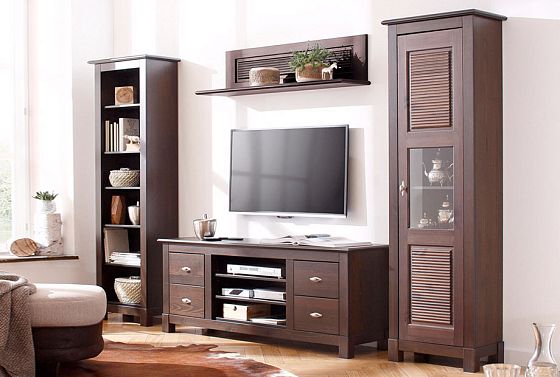 Шкаф для посуды "Рауна" 10 массив сосны 4