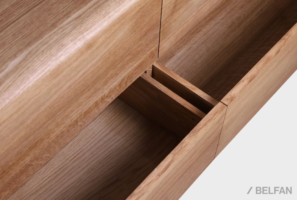 Тумба под ТВ «Тор» массив дуба 3