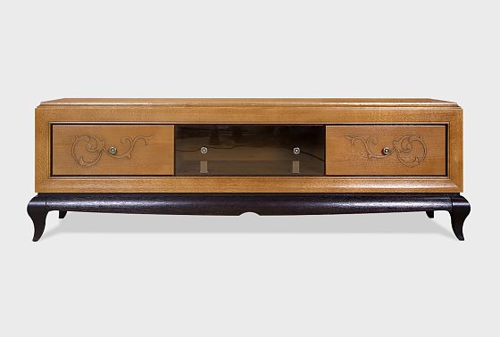 Тумба под ТВ "Соната" 200 массив и шпон дуба 7