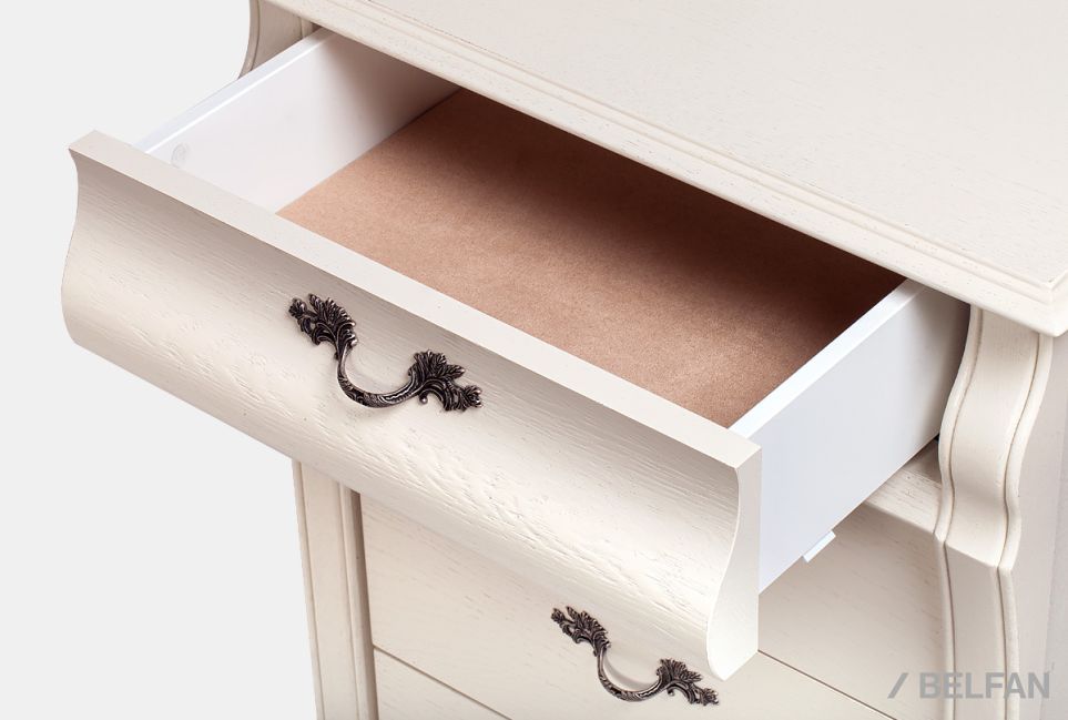 Комод высокий "Тэфи" 01 массив и шпон дуба 5