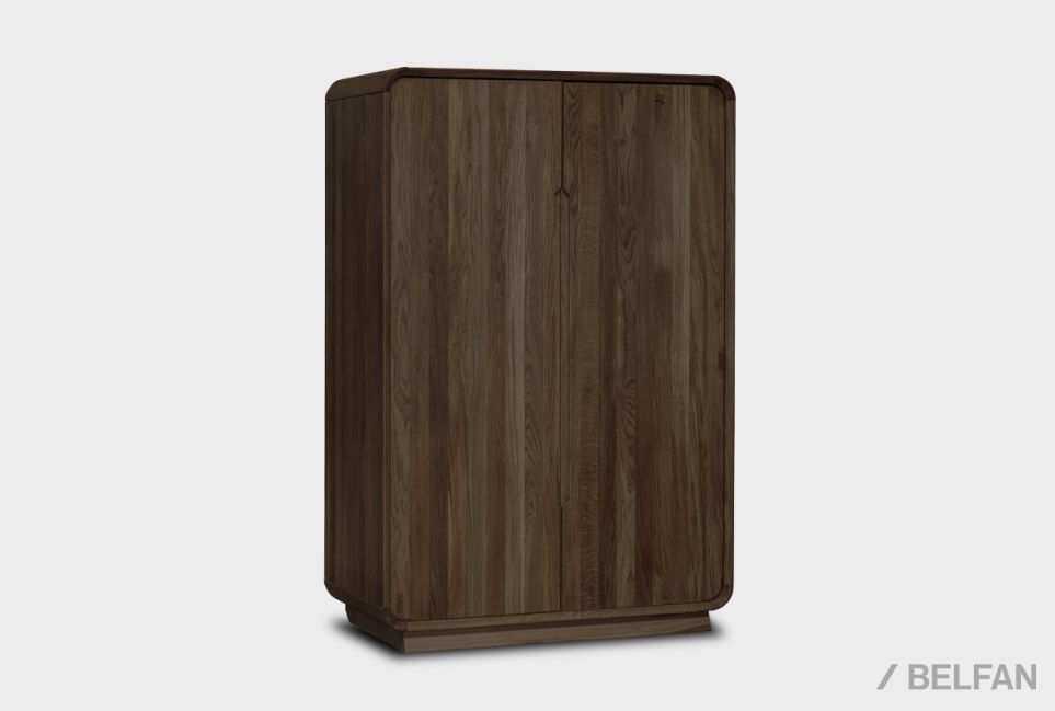 Тумба высокая "Монблан" массив дуба 1