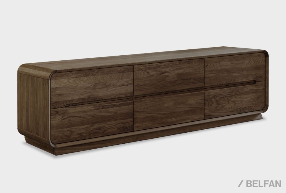 Тумба под ТВ "Монблан" 200 массив дуба 1