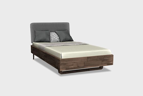 Кровать "Уоллстрит" (мягкое изголовье) массив дуба 3