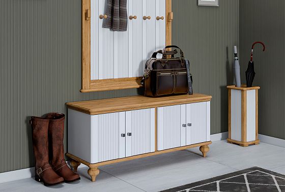 Вешалка настенная "Рандеву" 160 массив сосны 4