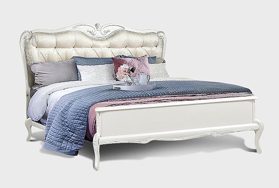 Кровать "Флерон" (низкое изножье) массив и шпон дуба 4