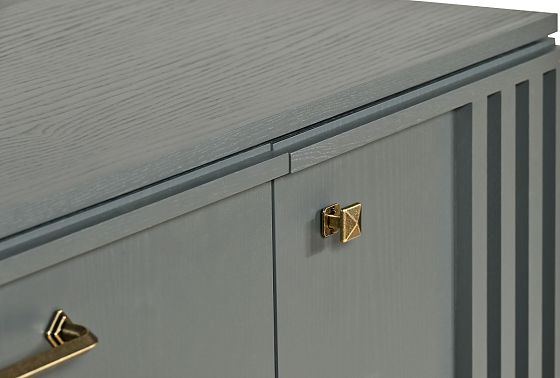 Комод "Чикаго" (3 ящика) массив и шпон дуба 11