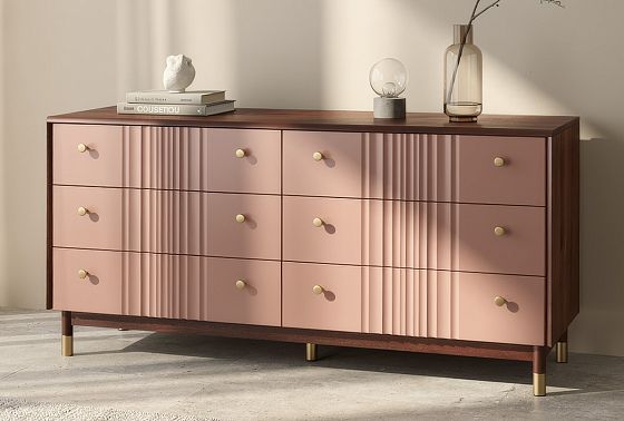 Комод "Меридиан" 6 массив дуба, МДФ 5