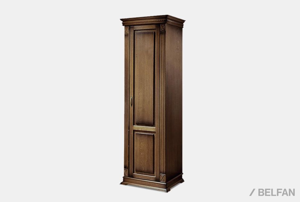 Шкаф 1-но дверный "Верди Люкс" массив и шпон дуба 1