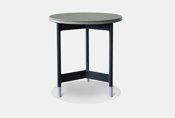 Стол журнальный "Сакраменто" (прикроватный) МДФ, шпон дуба, металл 2