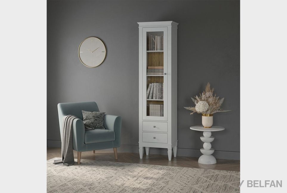 Витрина "Ольса-С" 102 (левый) массив сосны 1