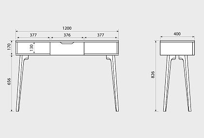 Консоль "Элва" (высокая)