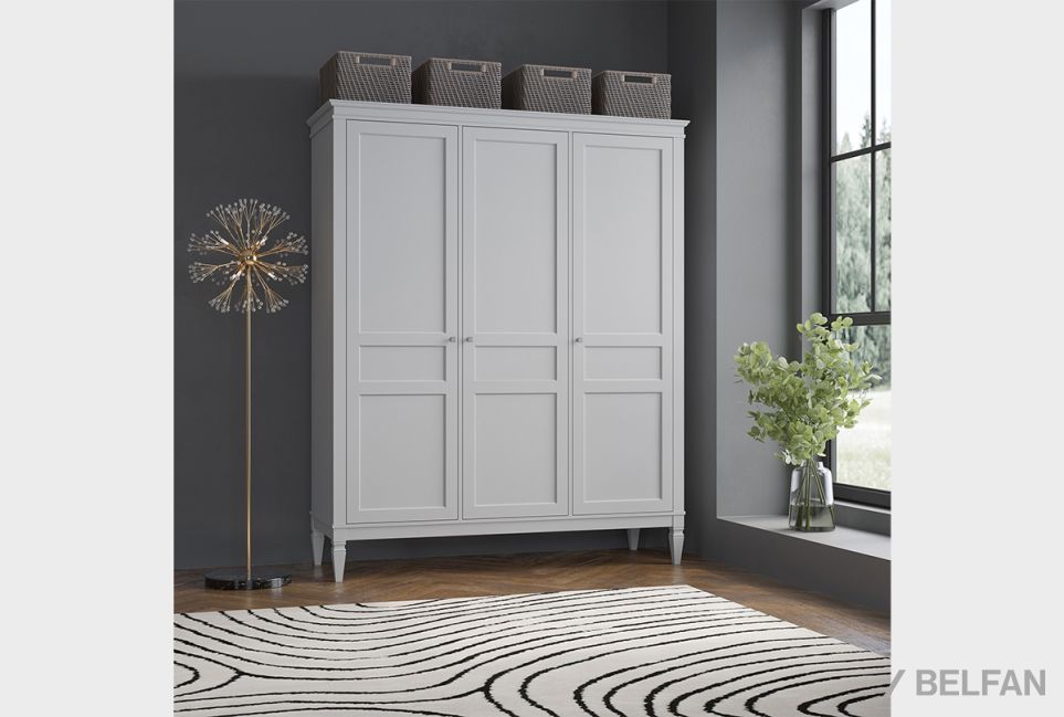 Шкаф для одежды 3-х дверный "Ольса-С" 30 массив сосны 1