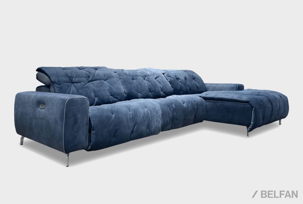 "Грей" диван с оттоманкой 1