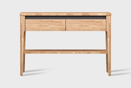 Стол-консоль "Уоллстрит" массив дуба, МДФ 3