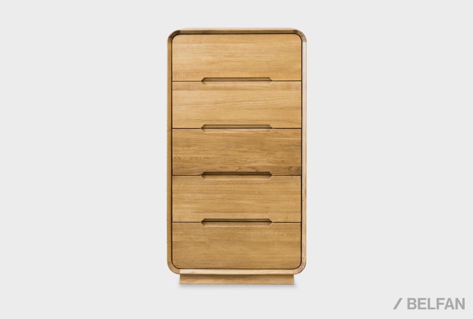 Комод "Монблан" 5 (высокий) массив дуба 2